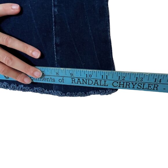 KanCan Mid Rise Super Flare Dark Wash Denim Jeans Sz 25 Blue Y2K - Picture 15 of 15